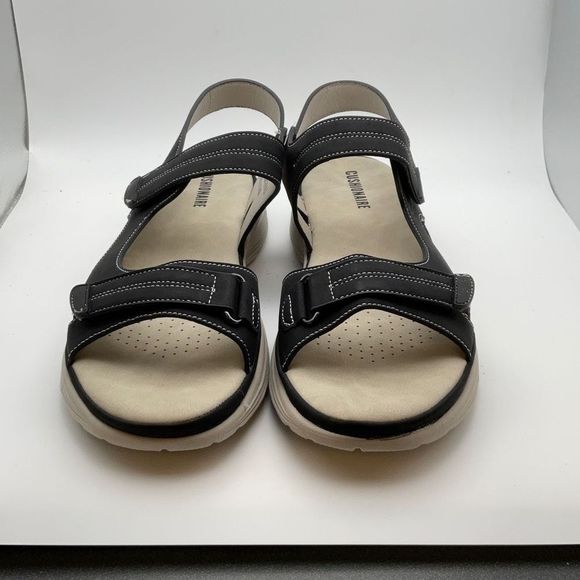 CUSHIONAIRE Women's comfort footbed outdoor sandal with adjustable strap SIZE 9. - Picture 1 of 6